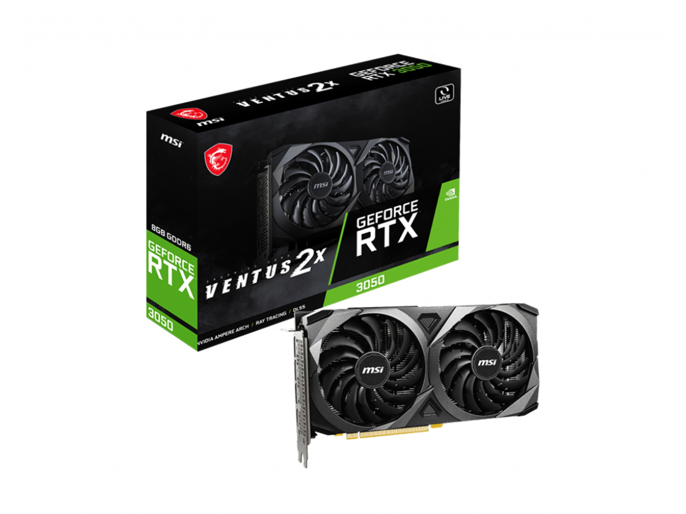 MSI GeForce RTX 3050 VENTUS 2X XS D8G OC