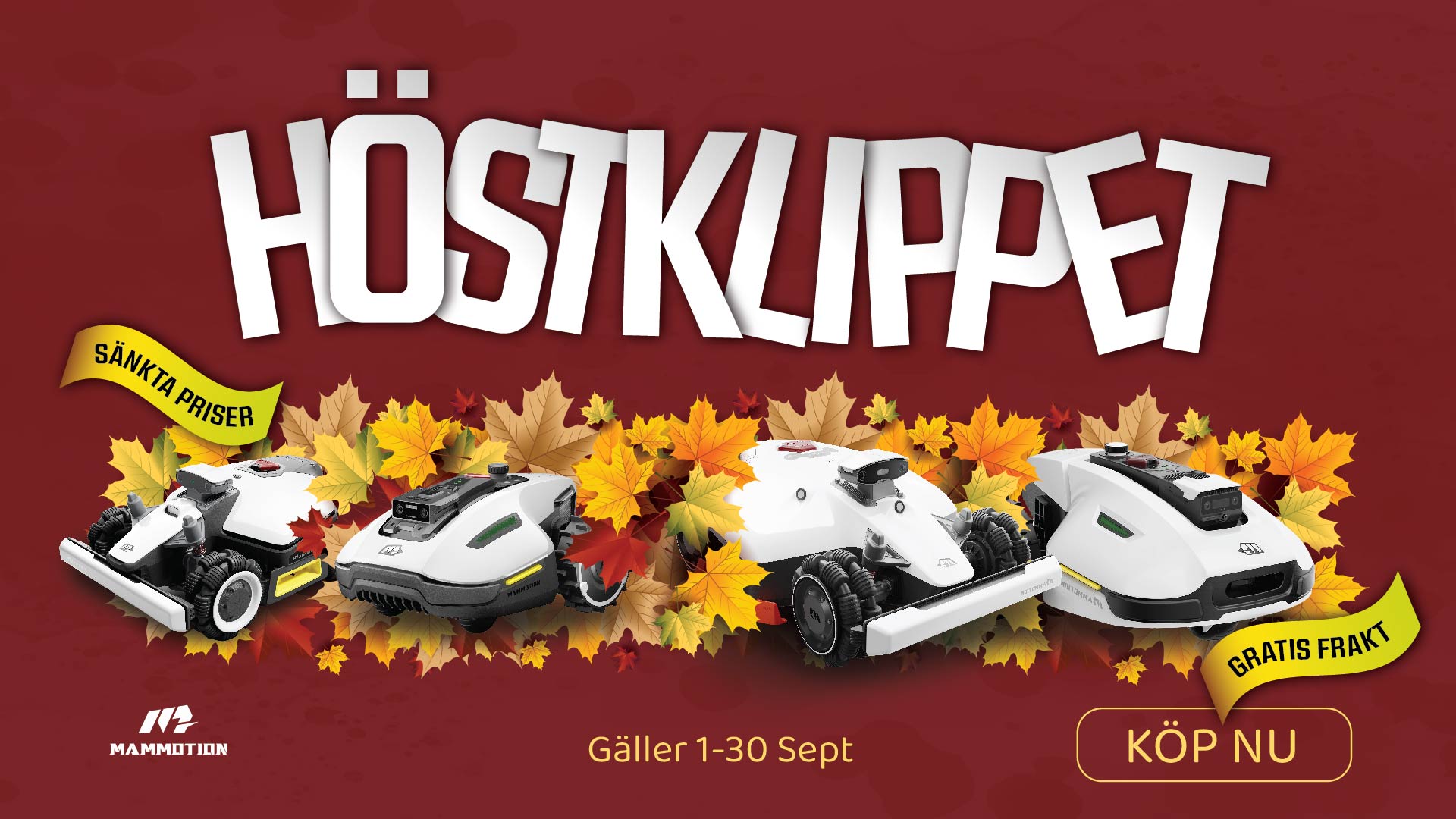 Höstklipp på Mammotion!