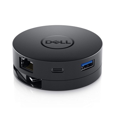 Multi-adapter Dell Mobile Adapter DA300, USB-C till USB A 3.0/USB-C/HDMI/VGA/GigaLAN - Svart#2