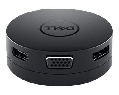 Multi-adapter Dell Mobile Adapter DA300, USB-C till USB A 3.0/USB-C/HDMI/VGA/GigaLAN - Svart#3