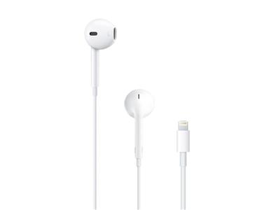 Écouteurs EarPods Apple original connecteur Lightning - Blanc