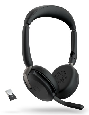 Jabra Evolve2 65 Flex USB-A UC Stereo, Bluetooth, inkl. laddningsställ - Svart#3