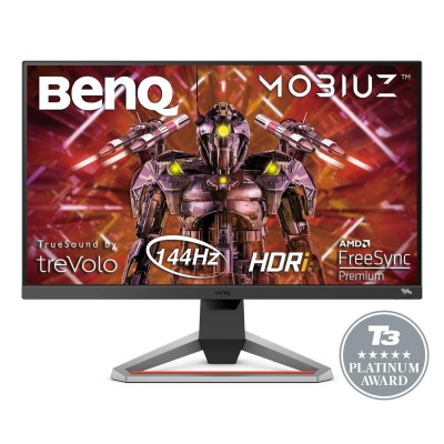 27" BenQ MOBIUZ EX2710U, IPS 3840x2160, 1 ms, 144Hz, HDR10, höjdjusterbar, HDMI/DP, högtalare, USB 3.0-hubb