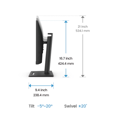 27" Benq GW2790T, IPS 1920x1080, 100 Hz Adaptive-Sync, höjdjusterbar, pivot, 2xHDMI/DP, högtalare#7