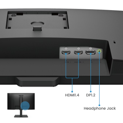 27" Benq GW2790T, IPS 1920x1080, 100 Hz Adaptive-Sync, höjdjusterbar, pivot, 2xHDMI/DP, högtalare#8