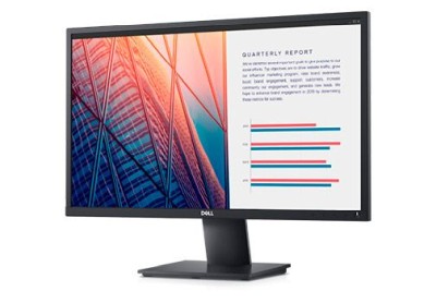 24" Dell E2420H, IPS 1920x1200, 8 ms, VGA/DP - Svart