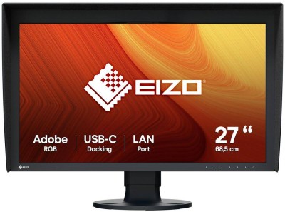 27" Eizo ColorEdge CG2700S, IPS 2560x1440, 19 ms, höjdjusterbar, pivot, HDMI/DP/USB-C 92W, LAN, USB 3.2-hubb