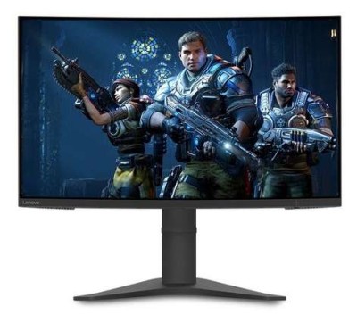 27" Lenovo G27c-10, Curved VA 1920x1080, 4 ms, 165Hz FreeSync, höjdjusterbar, HDMI/DP#1