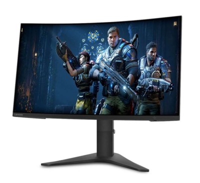 27" Lenovo G27c-10, Curved VA 1920x1080, 4 ms, 165Hz FreeSync, höjdjusterbar, HDMI/DP#2