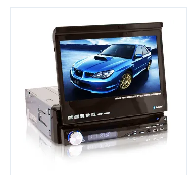 In-Dash 7" Car DVD Stereo BLUETOOTH-RDS-Divx-USB-RADIO