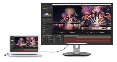 31.5" Philips 328P6VUBREB, VA 3840x2160, 4 ms, höjdjusterbar, pivot, 2xHDMI/DP/USB-C 60W, USB-hubb, högtalare#4