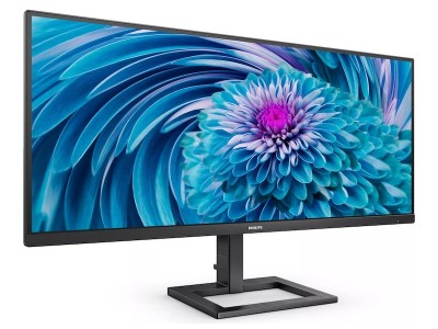 34" Philips 346E2LAE/23, VA 3440x1440, 1 ms, 100Hz, höjdjusterbar, HDMI/DP/USB-C 65W, USB 3.2-hubb, högtalare#1