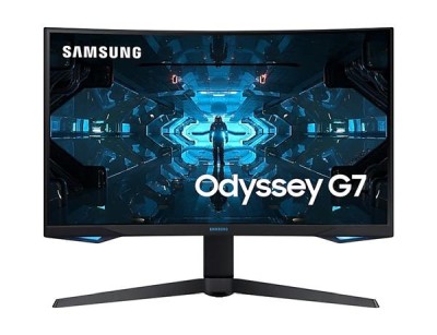 27" Samsung C27G75 Odyssey G7, Curved VA QLED 2560x1440, 1 ms, 240Hz G-Sync, 1000R, HDR600, höjdjusterbar, pivot, HDMI/2xDP, USB 3.2-hub#1