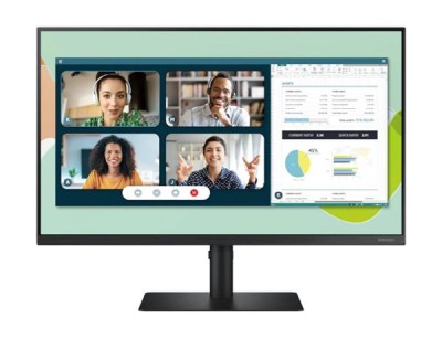 24" Samsung S24A400, IPS 1920x1080, 5 ms, 75Hz, höjdjusterbar, pivot, VGA/HDMI/DP, högtalare, webbkamera, USB 3.2-hubb#3