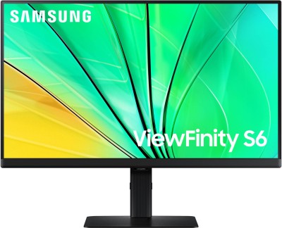24" Samsung ViewFinity S6 S24D600U, IPS 2560x1440, 5 ms, 100Hz, HDR10, höjdjusterbar, pivot, HDMI/DP/USB-C 90W, USB 3.2-hubb