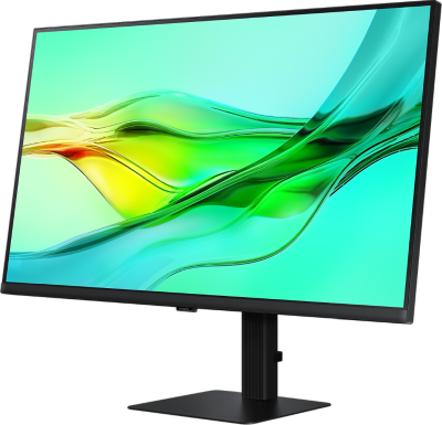 32" Samsung LS32D604UAUXEN, IPS 2560x1440, 5 ms, 100Hz, HDR10, höjdjusterbar, pivot, HDMI/DP/USB-C 90W, LAN, USB-hubb