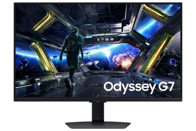 32" Samsung Odyssey G7 G70D Smart, IPS 4K/3840x2160, 1 ms, 144Hz FreeSync Premium, HDR10+, höjdjusterbar, 2xHDMI/DP, LAN/WiFi/Bluetooth, högtalare, USB 3.0-hubb, fjärrkontroll