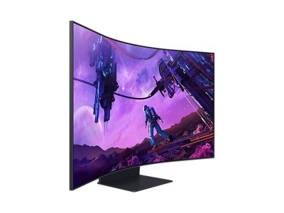55" Samsung Odyssey ARK S55BG97, Curved 1000R Mini LED 4K/UHD 3840x2160, 1 ms, 165Hz FreeSync Premium Pro, HDR2000, höjdjusterbar, HDMI/2xDP, högtalare, USB 2.0-hubb#1
