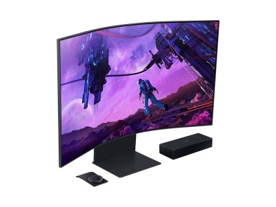 55" Samsung Odyssey ARK S55BG97, Curved 1000R Mini LED 4K/UHD 3840x2160, 1 ms, 165Hz FreeSync Premium Pro, HDR2000, höjdjusterbar, HDMI/2xDP, högtalare, USB 2.0-hubb#3
