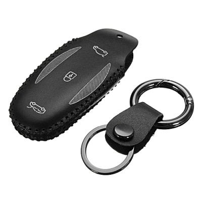 Tesla Model X, Key Fob, läder - Svart#2