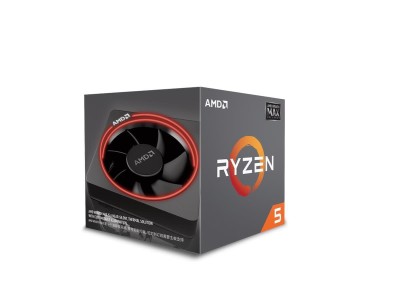 AMD Ryzen 5 2600X 6-Core 12-Thread (95W), 3,6/4,2 GHz, 19 MB cache, Socket AM4, boxad med Wraith MAX RGB-kylare