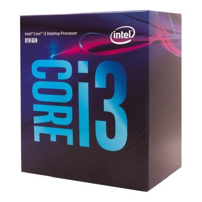 Intel Core i3-8300 4-Core 4-Thread (62W), 3,7 GHz, LGA1151, UHD Graphics 630, 8 MB cache, Coffee Lake, inkl. kylare