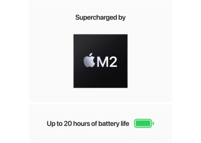 Apple MacBook Pro (2022) 13.3 tum, Apple M2 8-core CPU 10-core GPU, 16 GB, 2 TB SSD - Rymdgrå#3