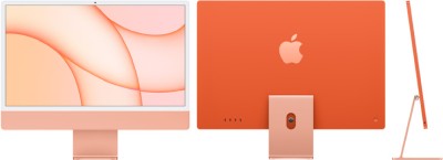 Apple iMac 24" med Retina 4.5K-skärm, Apple M1 8-Core CPU 8-Core GPU, 8 GB, 512 GB SSD - Orange#1