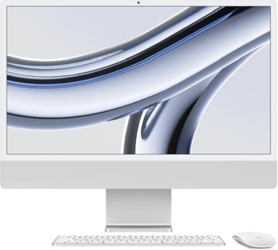 Apple iMac 24" med Retina 4.5K-skärm, Apple M3 8-Core CPU 10-Core GPU, 16 GB, 512 GB SSD - Silver