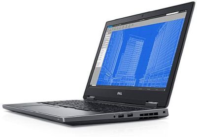 Dell Precision 7530, 15.6" Full HD IPS matt, Intel Core i7-8750H, 16 GB, 256 GB SSD, Quadro P2000, WiFi 5, bakbelyst tangentbord, Win10 Pro, 3 års ProSupport