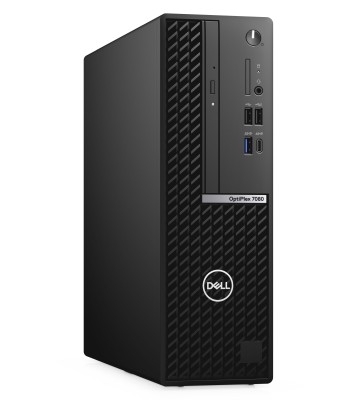 Dell Optiplex 7080 SFF, Intel Core i5-10700, 16 GB, 512 GB PCIe SSD, DVDRW, Win10 Pro, inkl. tangentbord och mus, 3 års på-platsen-garanti