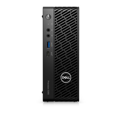 Dell Precision 3260 CFF, Intel Core i7-13700, 16 GB, 512 GB PCIe SSD, NVIDIA T400, Win11 Pro, inkl. tangentbord och mus, 3 års på-platsen-garanti