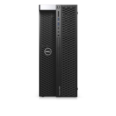 Dell Precision T5820, Intel Core i9-10920X, 16 GB, 512 GB PCIe SSD, DVDRW, Win10 Pro, inkl. tangentbord och mus, 3 år ProSupport