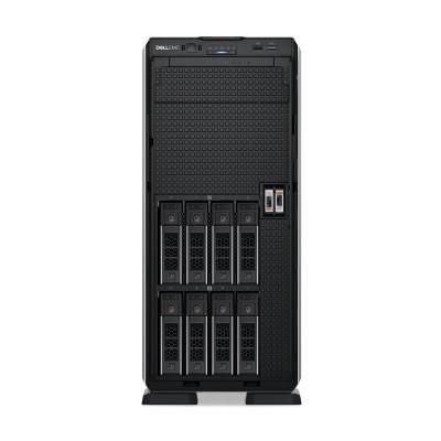 Dell PowerEdge T550, Intel Xeon Silver 4309Y 8-Core, 16 GB RAM, 480 GB SSD, 8x2.5" Hot-Swap, DVDRW, PERC H355, tower/rackmonterad 5U, 3 års på-platsen-garanti NBD