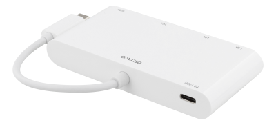 DELTACO USB-C Dockningsstation, 100W USB-C PD, HDMI, 1.5A USB-A, Gigab#2