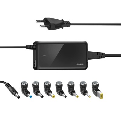 AC-adapter HAMA Notebook Universal 65W, 8 st adaptrar