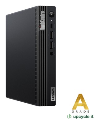 Lenovo ThinkCentre M90q Tiny USFF, Intel Core i5-10510T, 32 GB, 512 GB SSD, Win11 Pro, Refurbished Grade A, 2 års garanti