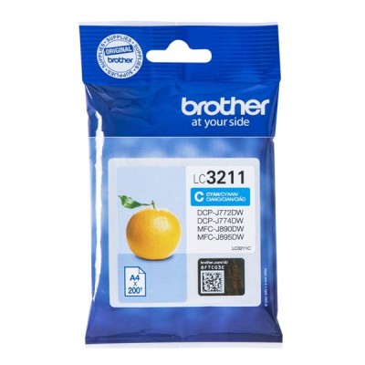 Brother LC3211C Cyan, 200 sidor