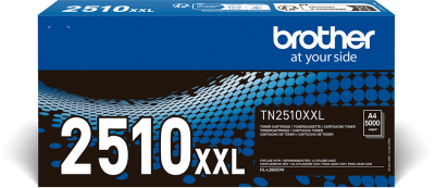 Brother TN-2510XXL, 5000 sidor, Svart