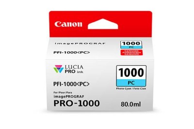 Canon PFI-1000 PC / Foto Cyan, 80 ml