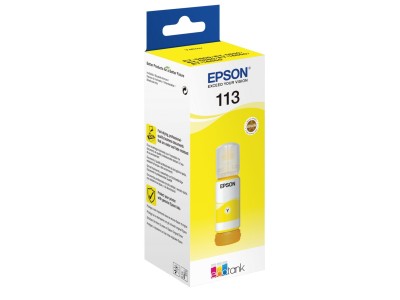 Epson EcoTank 113, Gul, flaska 70ml, 6000 sidor