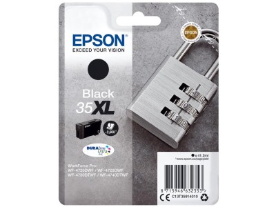 Epson 35XL Svart, 2600 sidor