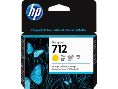 HP 712 Gul, 29 ml