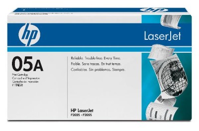 HP 05A Svart, LaserJet P2035/P2055, 2300 sidor