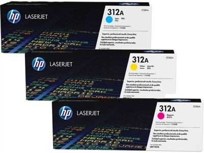 HP 312A CYM Multipack Cyan/Gul/Magenta, 3x2700 sidor