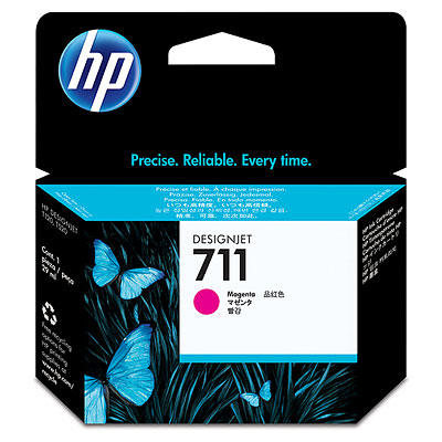 HP nr 711 Magenta (CZ131A), 29 ml, DesignJet T120/T520