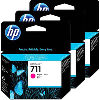 HP nr 711 Magenta (CZ131A), 29 ml, DesignJet T120/T520, 3-pack