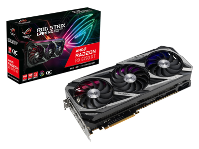 Asus Radeon RX 6750 XT ROG STRIX OC 12 GB GDDR6, HDMI/3xDP, Aura Sync RGB