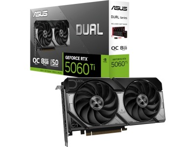 Asus GeForce RTX 5060 Ti DUAL OC 8 GB GDDR7, HDMI/3xDP#1