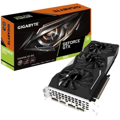 Gigabyte GeForce GTX 1660 Gaming OC 6 GB GDDR5, HDMI/3xDP